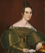 Ammi Phillips Jeannette Woolley, later Mrs. John Vincent Storm Spain oil painting artist